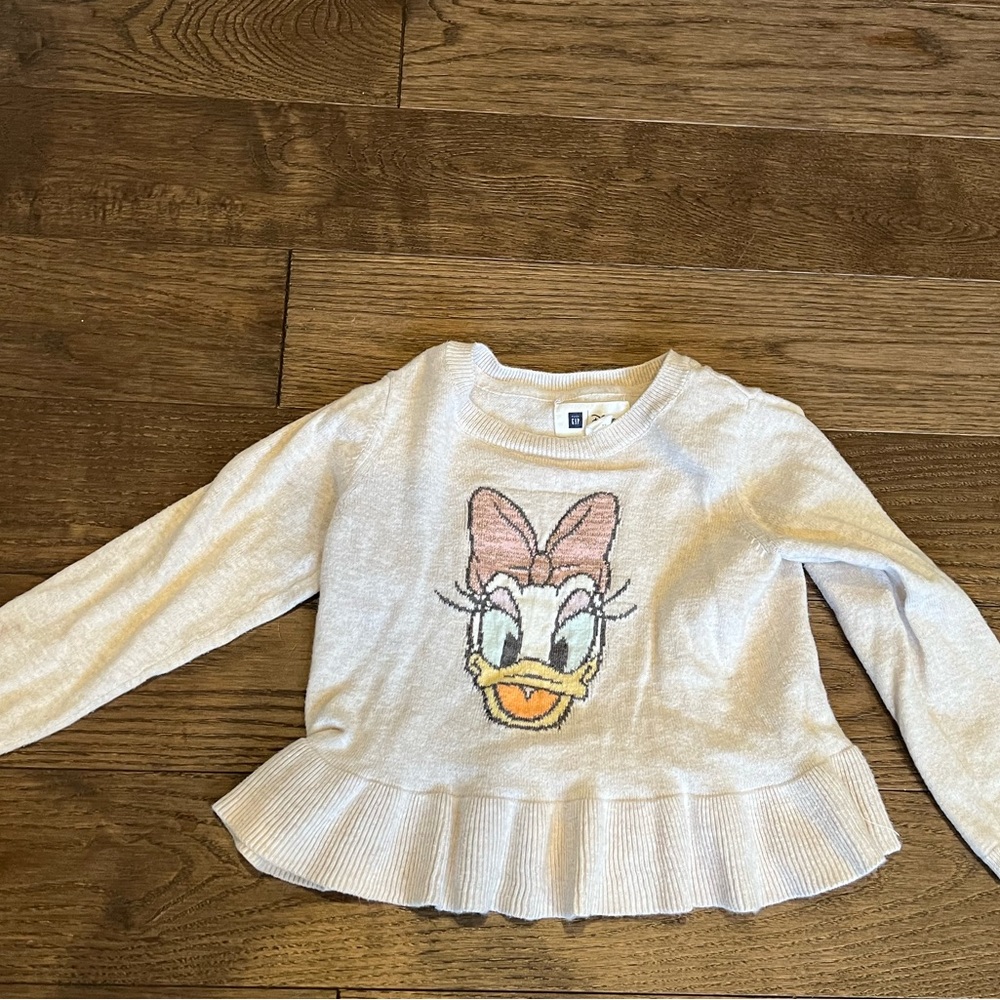 Toddler Girls Baby Gap Disney Daisy Duck Sweater